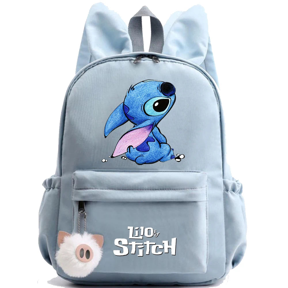 Cute Disney Lilo Stitch Backpack for Girl Boy Student Teenager Children Rucksack Women Casual School Bags Kids Birthday Gift Toy