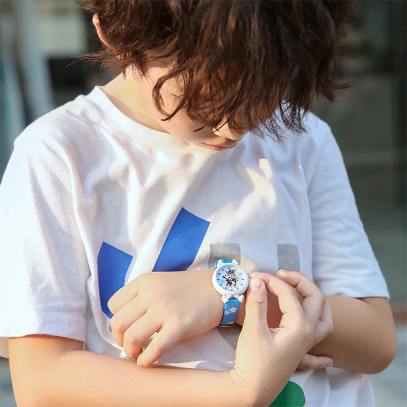 Paw Patrol Watch Cartoon Anime Figure Character Watch Children's Digital Chase Skye Marshall Kids Waterproof Watch Birthday Gift
