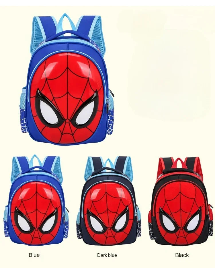 Disney Cartoon Children  Animal Design Backpack Figure Boys 3D Pattern Bag Kindergarten Schoolbag Gift