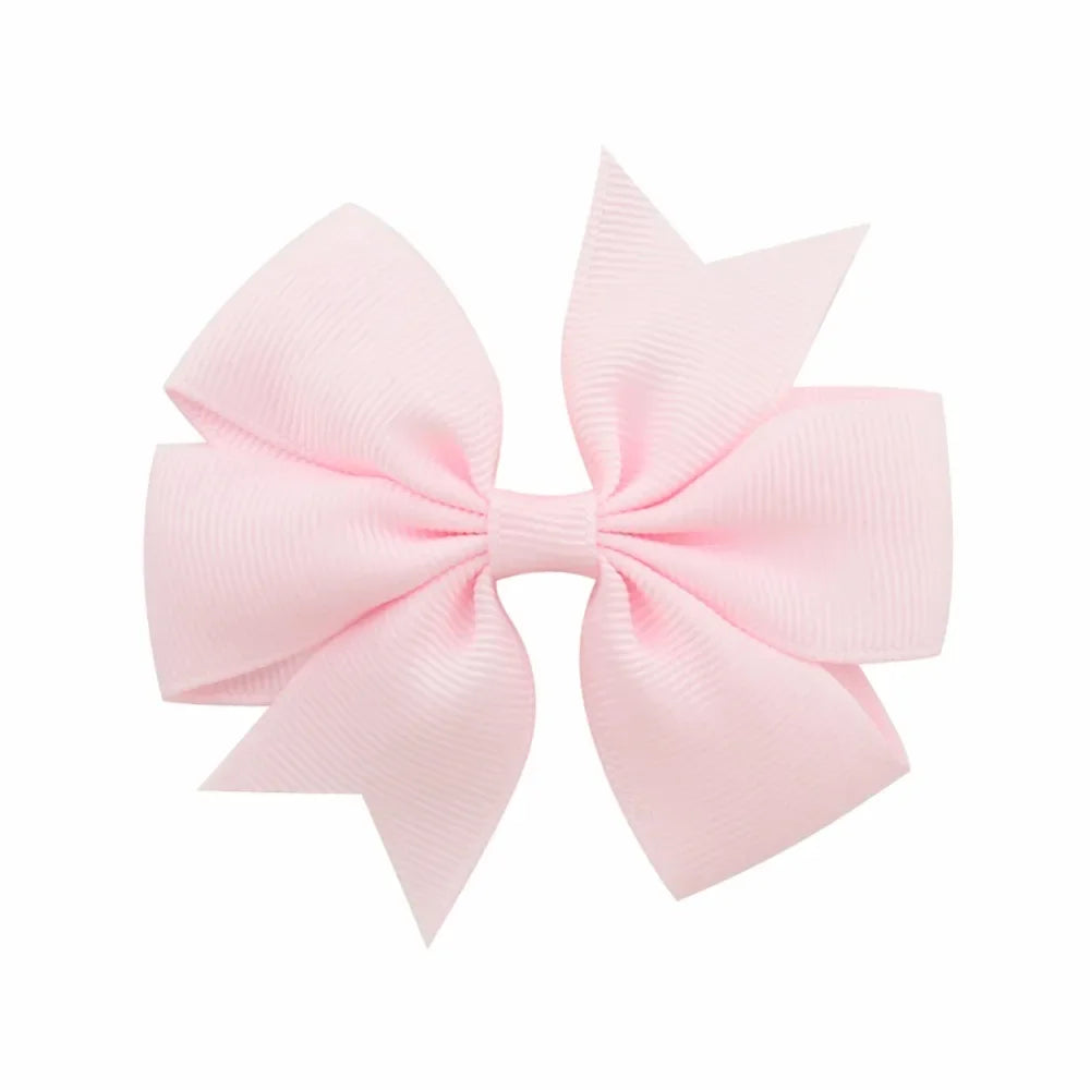 20/40Pcs Sweet Random Candy Color Bow Hair Clip Set for Baby Girls Cute Ribbon Hairpin Kids Headwear Kids Hair Accessories Gifts