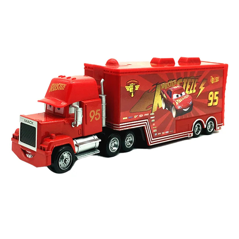 Disney Pixar 2 3 Lighting McQueen Tractor Car Truck Mater Queen 1:55 Metal Die Casting Model Car Children's Toys Christmas Gift
