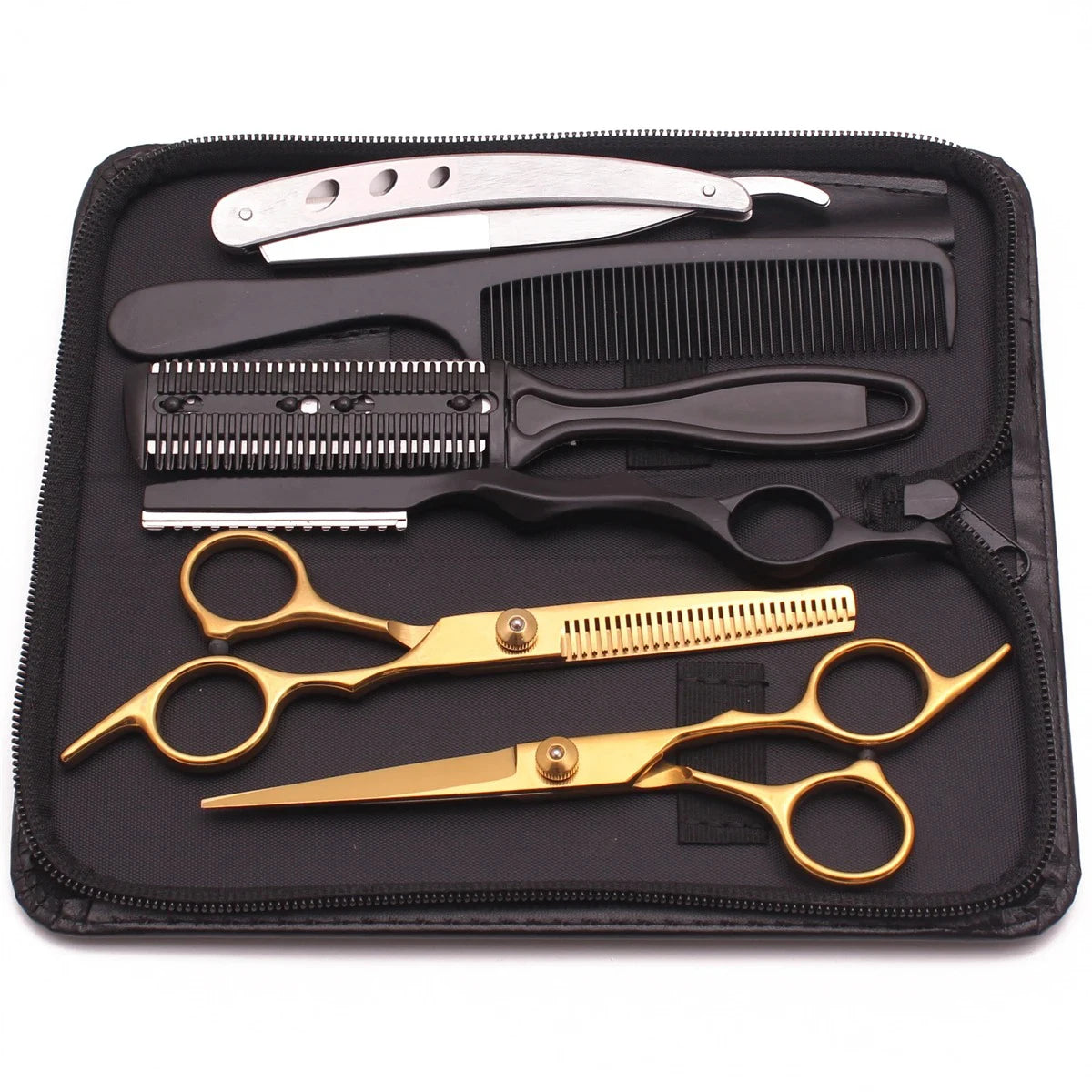Hair Scissors 6" JP Stainless Hairdressing Scissors Barber Shop Hair Cutting Scissors Thinning Shears Haircut Set Dropshipping