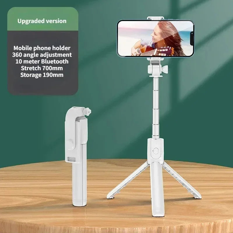 Handheld 360 Degree Flexible Sports Camera Monopod Stand Mobile Phone Holder Mini Selfie Stick Tripod With Wireless Remote