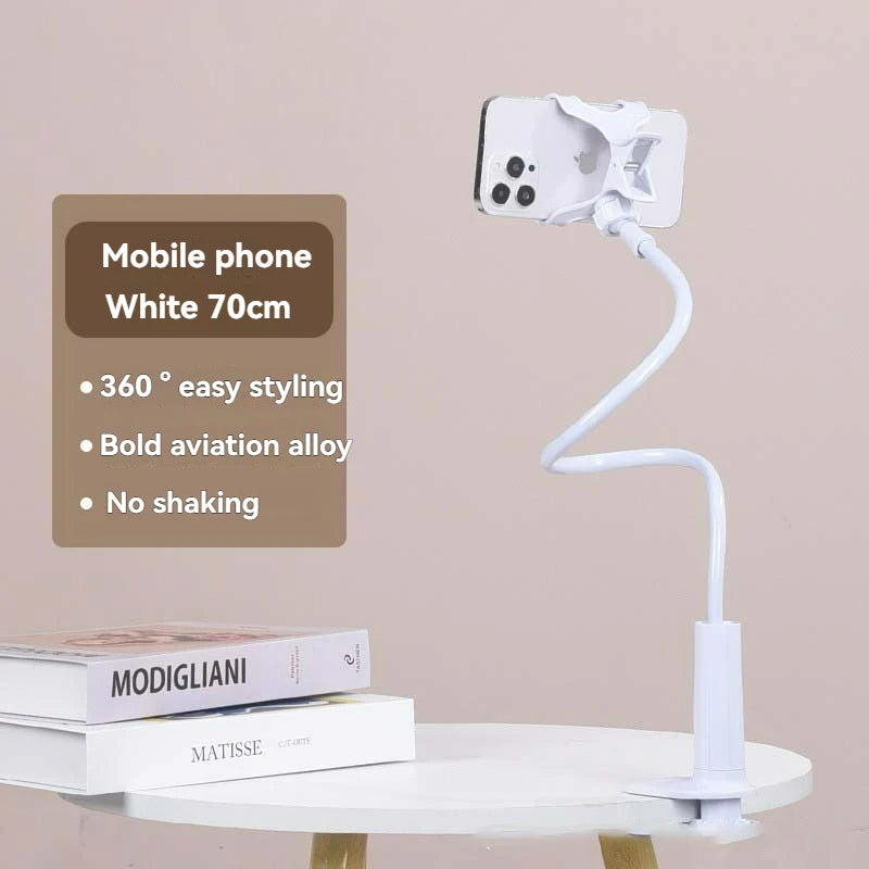 360 Clip Mobile Phone Holder Stand Portable Flexible Lazy Bed Desktop Bracket Desk Mount Stand Base For iPhone Samsung Xiaomi