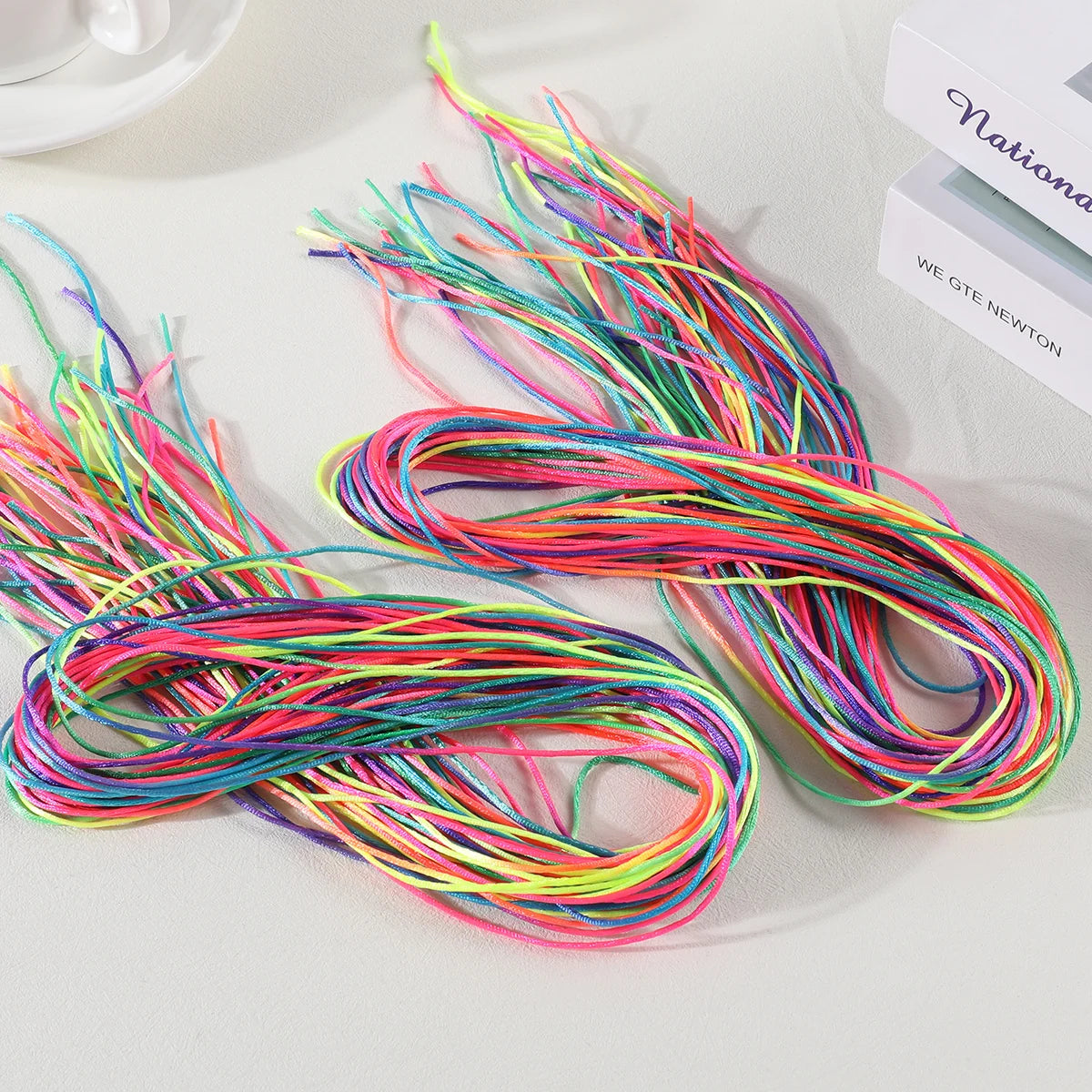 30Pcs Colorful Girls Hair Braids Rope Strands for African Braids 90CM Girls DIY Ponytail braids Women Styling Hair Accessories