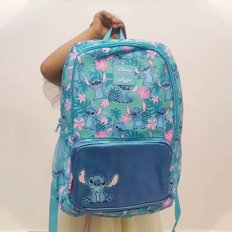 New Australia Smiggle School bags Disney Stitch Backpack Lunch Bag Water Bottle Student Gift Need To Purchase Individually