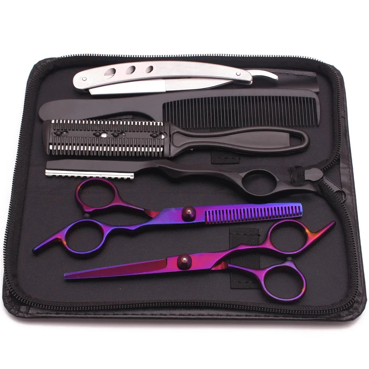 Hair Scissors 6" JP Stainless Hairdressing Scissors Barber Shop Hair Cutting Scissors Thinning Shears Haircut Set Dropshipping