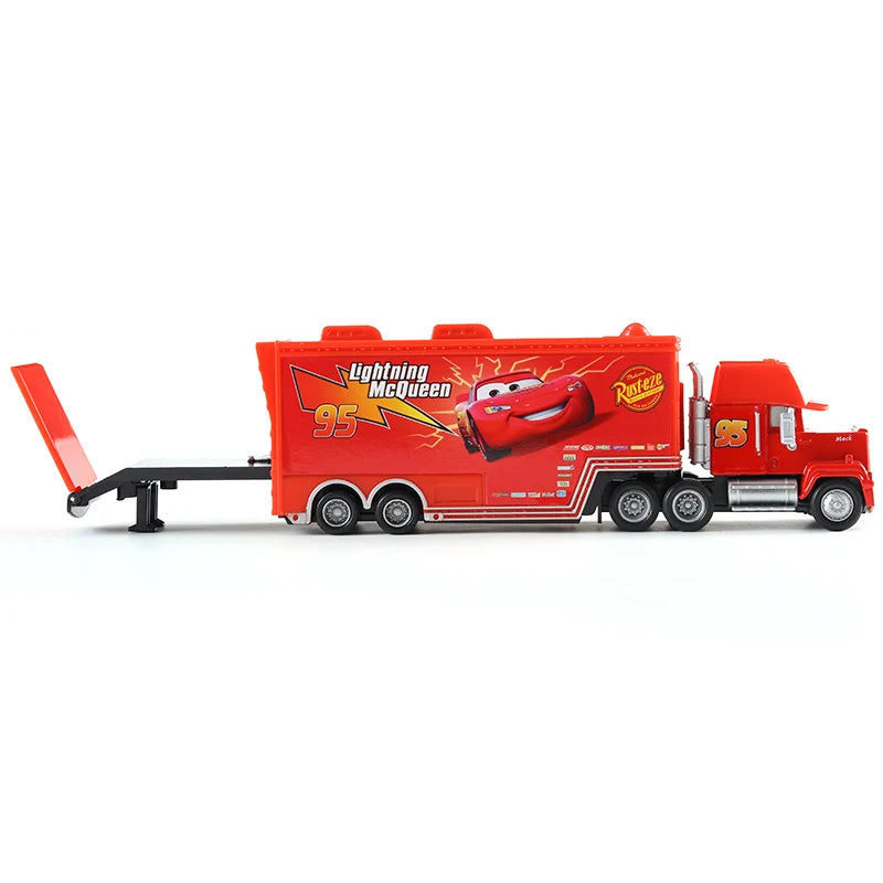 Disney Pixar 2 3 Lighting McQueen Tractor Car Truck Mater Queen 1:55 Metal Die Casting Model Car Children's Toys Christmas Gift