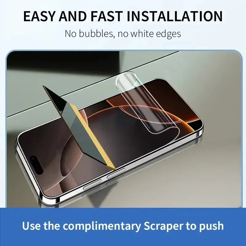 5Pcs Hydrogel Film for IPhone 16 14 13 12 11 15 Pro Max Mini 7 8 14 15 16 Plus Screen Protector for IPhone X XR XS MAX Not Glass