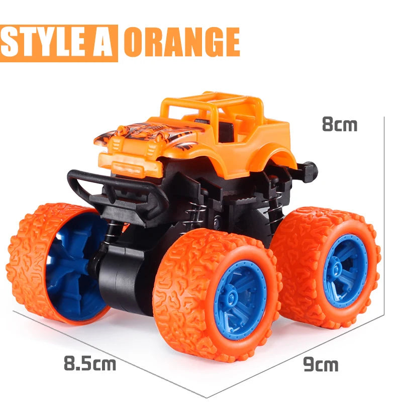 Hot Toys Car Monster Truck Four-wheel Drive Vehicle Stunt Dump Car Inertia Car Toy Dinosaur Pull Back Children Toy Boy Girl Gift