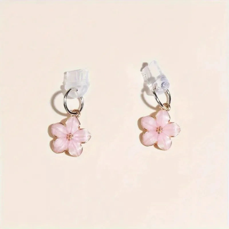 1pcs Simple Flowers Phone Dust plug Accessories Decoration Hanging Pendant for iPhone for Samsung Type-C Charging Port