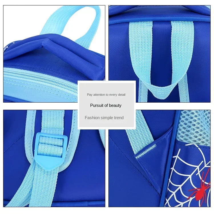 Disney Cartoon Children  Animal Design Backpack Figure Boys 3D Pattern Bag Kindergarten Schoolbag Gift