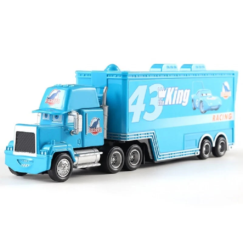 Disney Pixar 2 3 Lighting McQueen Tractor Car Truck Mater Queen 1:55 Metal Die Casting Model Car Children's Toys Christmas Gift
