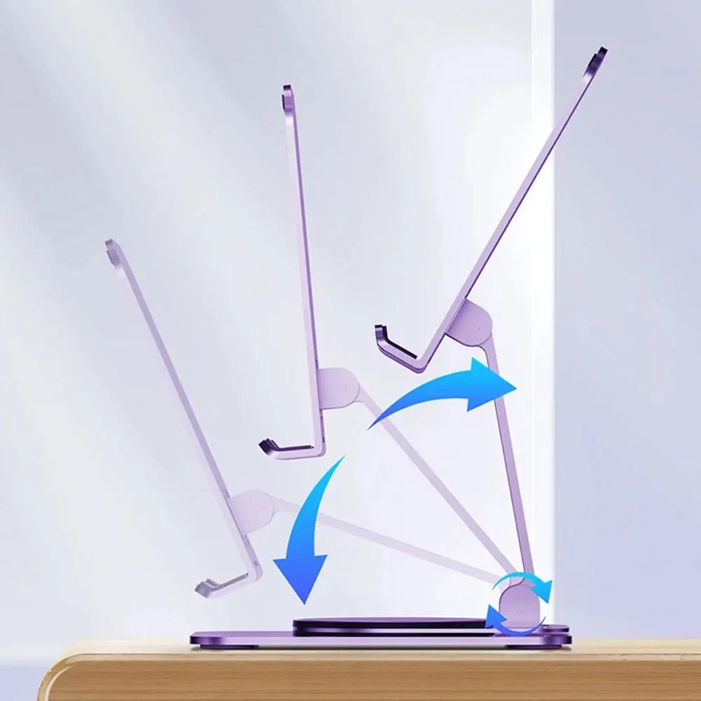 Metal 360 Degree Rotating Mobile Phone Tablet Pc Stand Lazy Portable Foldable Stand Mobile Phone Stand K61 Live Stand Expansion