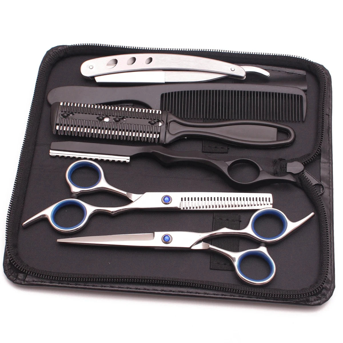 Hair Scissors 6" JP Stainless Hairdressing Scissors Barber Shop Hair Cutting Scissors Thinning Shears Haircut Set Dropshipping