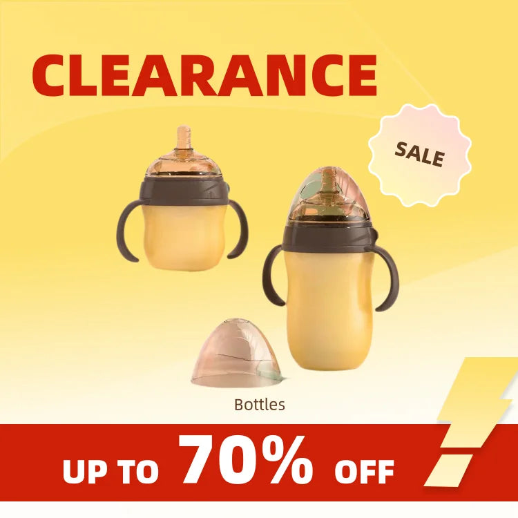 Clearance_0-36 Months Baby Nano Silicone Water Bottle with Handle /150ml/240ml/Baby Boys & Girls_Continuous updates