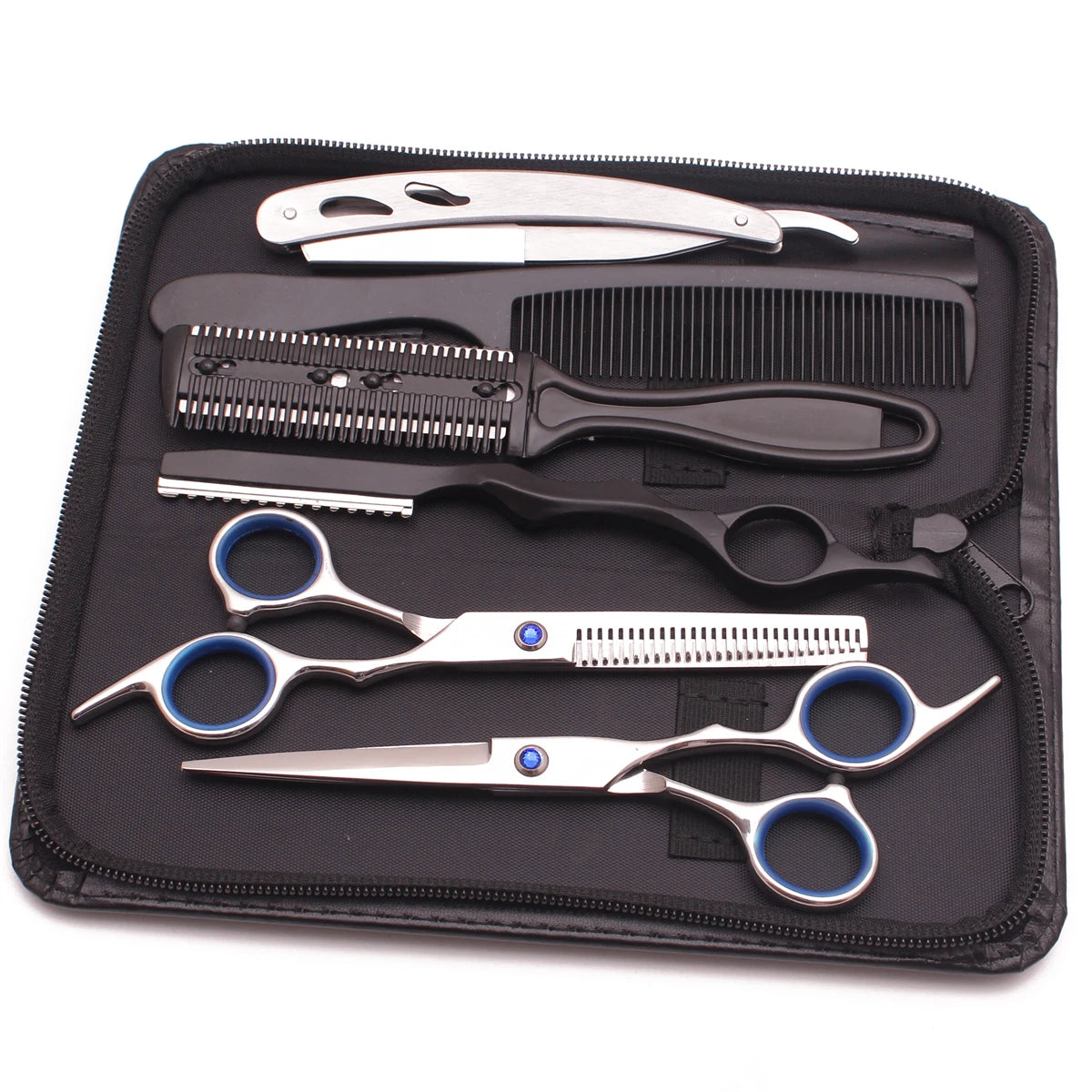 Hair Scissors 6" JP Stainless Hairdressing Scissors Barber Shop Hair Cutting Scissors Thinning Shears Haircut Set Dropshipping