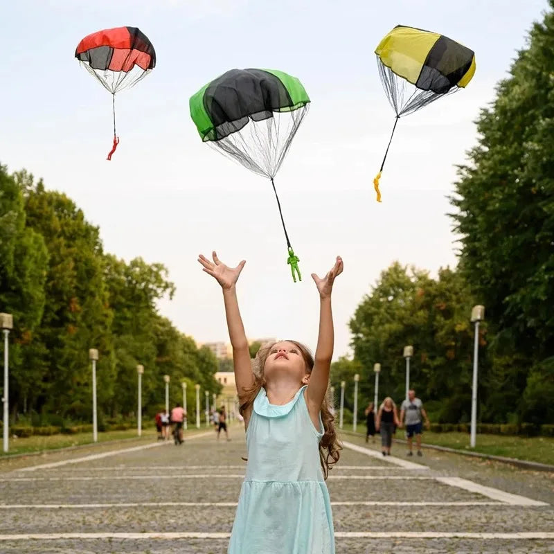 Parachute Toys for Kids Tangle Free Outdoor Flying Parachute Men Outside Toys Easter Basket Stuffers Idea Unique Boy Girl Gift