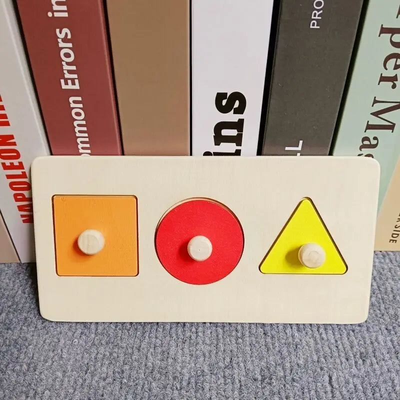 Children Wooden Puzzle Montessori Toys for Baby 1 2 3 Years Old Kids Alphabet Number Shape Matching Early Educational Games Toys