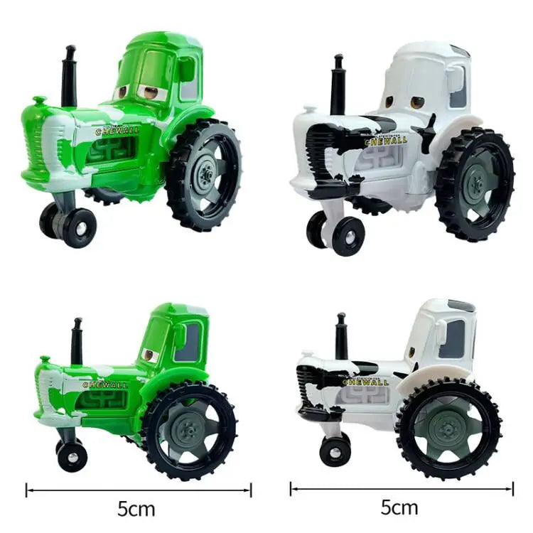 Disney Pixar 2 3 Lighting McQueen Tractor Car Truck Mater Queen 1:55 Metal Die Casting Model Car Children's Toys Christmas Gift