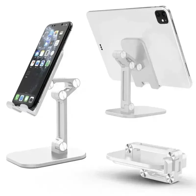 Adjustable Desktop Mobile Phone Holder Stand Foldable Desktop Tablet Bracket For iPhone iPad Samsung Galaxy Tab Xiaomi Pad Mount