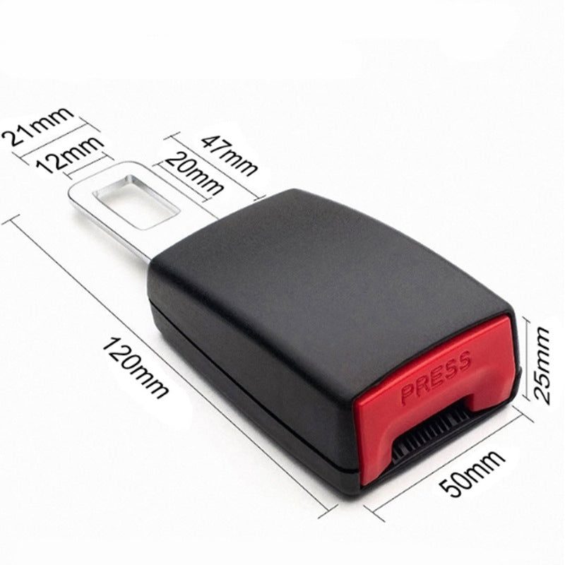 1Pc Car Safety Belt Extender Seat Belt Cover Seat Belt Padding Extension Buckle Plug Buckle Seatbelt Clip Car Accessories