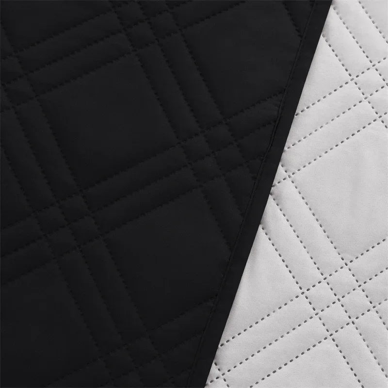 1seater Waterproof Recliner Cover Solid Color Quilted Armchair Slipcover Pet Kids Accent Couch Cushion Living Room Hotel Home