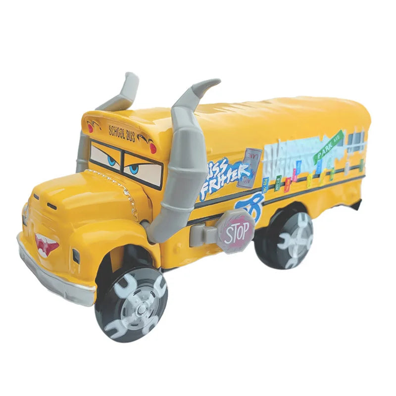 Disney Pixar 2 3 Lighting McQueen Tractor Car Truck Mater Queen 1:55 Metal Die Casting Model Car Children's Toys Christmas Gift