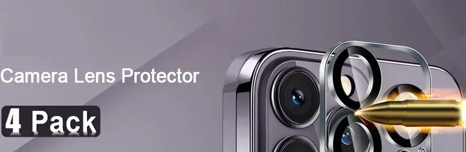 4Pcs Full Cover Protective Glass For iPhone 11 12 13 14 15 Pro Max Camera Protector For iPhone 13 14 Mini Ultra Not Affect Night