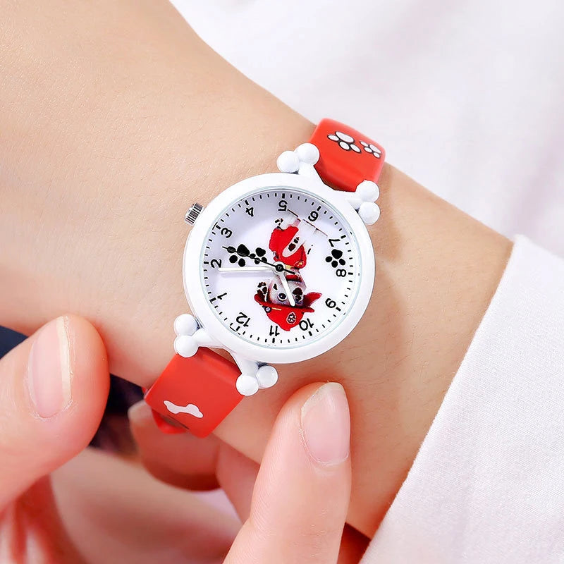 Paw Patrol Watch Cartoon Anime Figure Character Watch Children's Digital Chase Skye Marshall Kids Waterproof Watch Birthday Gift