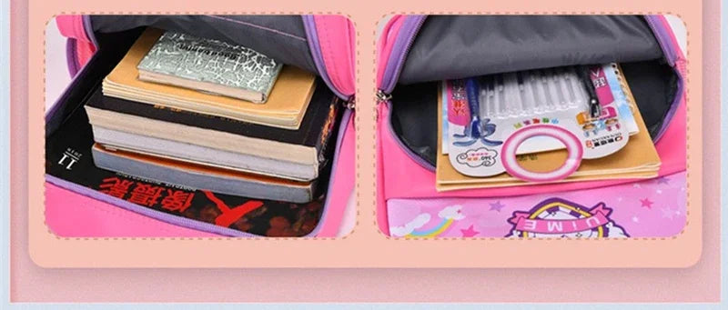 Frozen Backpack Elsa Anna Princess Cartoon Schoolbag Girls Backpack Children Primary School Schoolbag Travel Luggage Bag