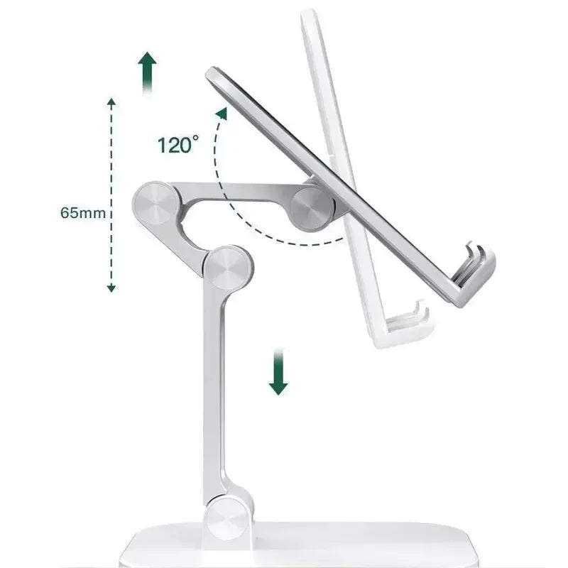 Adjustable Desktop Mobile Phone Holder Stand Foldable Desktop Tablet Bracket For iPhone iPad Samsung Galaxy Tab Xiaomi Pad Mount