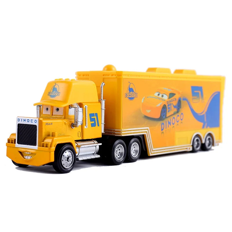 Disney Pixar 2 3 Lighting McQueen Tractor Car Truck Mater Queen 1:55 Metal Die Casting Model Car Children's Toys Christmas Gift