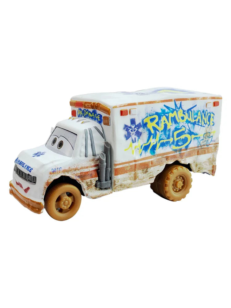 Disney Pixar 2 3 Lighting McQueen Tractor Car Truck Mater Queen 1:55 Metal Die Casting Model Car Children's Toys Christmas Gift