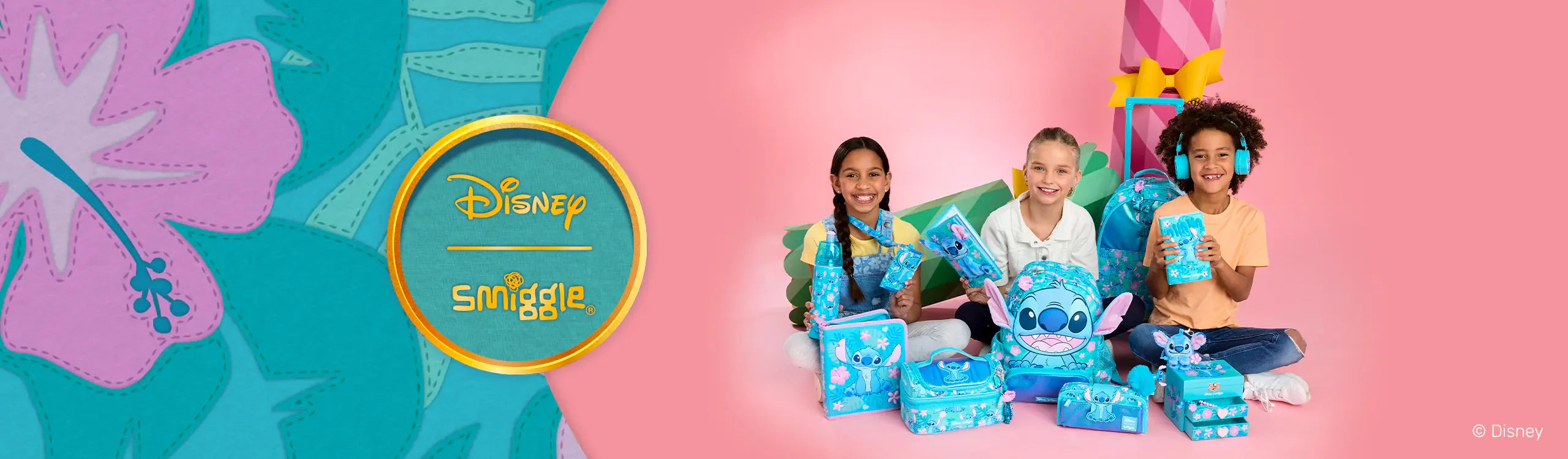 New Australia Smiggle School bags Disney Stitch Backpack Lunch Bag Water Bottle Student Gift Need To Purchase Individually