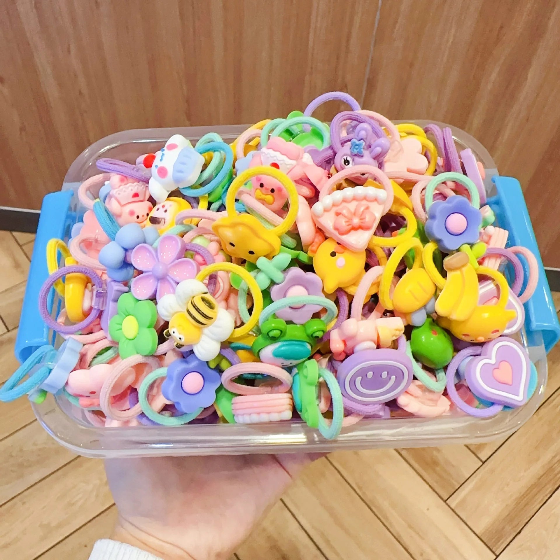 50/40/30pcs Cute Rubber Bands for Children Will Not Harm Hair with Good Elasticity. Girl Baby Headbands and Cute Girls Headdress