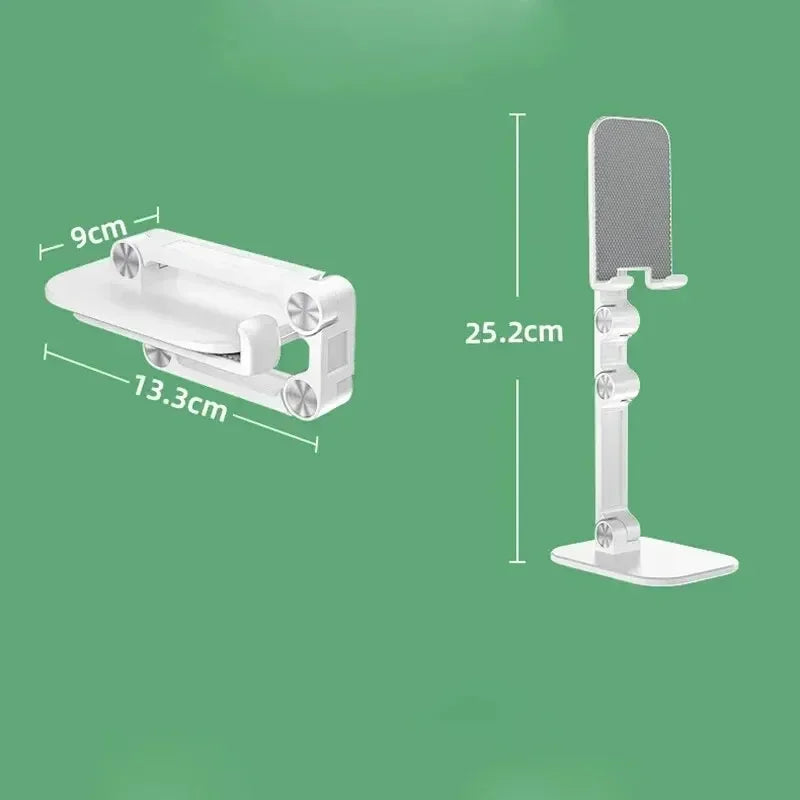Adjustable Desktop Mobile Phone Holder Stand Foldable Desktop Tablet Bracket For iPhone iPad Samsung Galaxy Tab Xiaomi Pad Mount