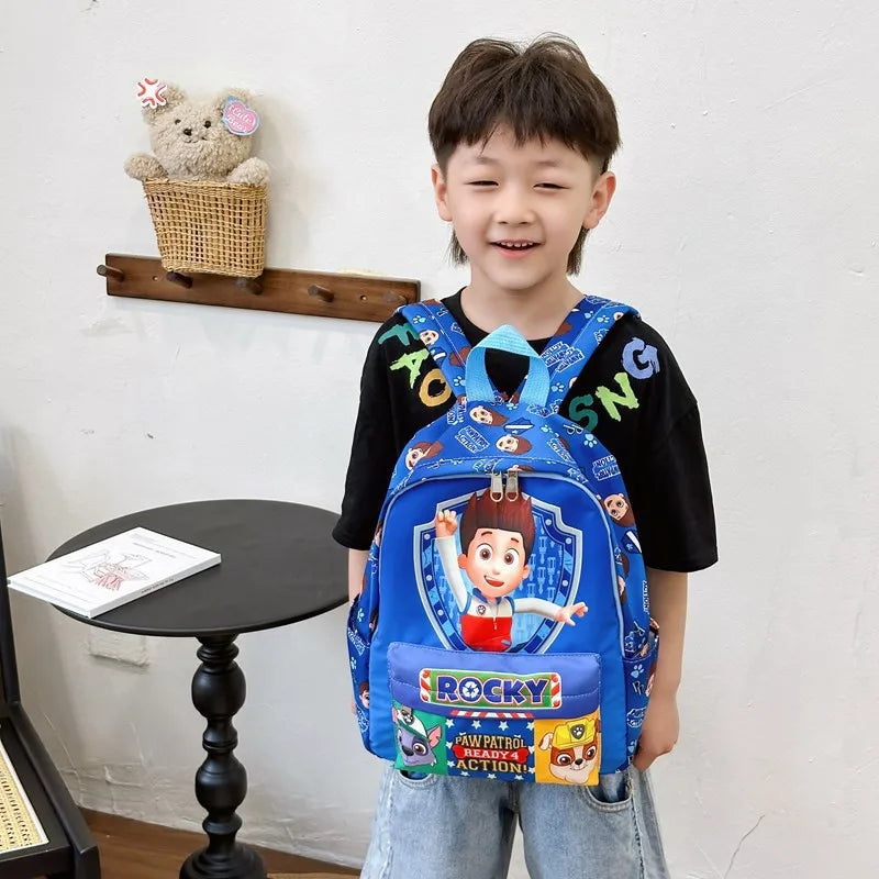 Original PAW Patrol Backpack Schoolbag Skye Chase Anime Figure Boys Girls Puppy Patrol Doll Cute Cartoon for Children Toys Gifts