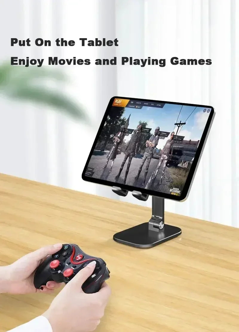 Adjustable Desktop Mobile Phone Holder Stand Foldable Desktop Tablet Bracket For iPhone iPad Samsung Galaxy Tab Xiaomi Pad Mount
