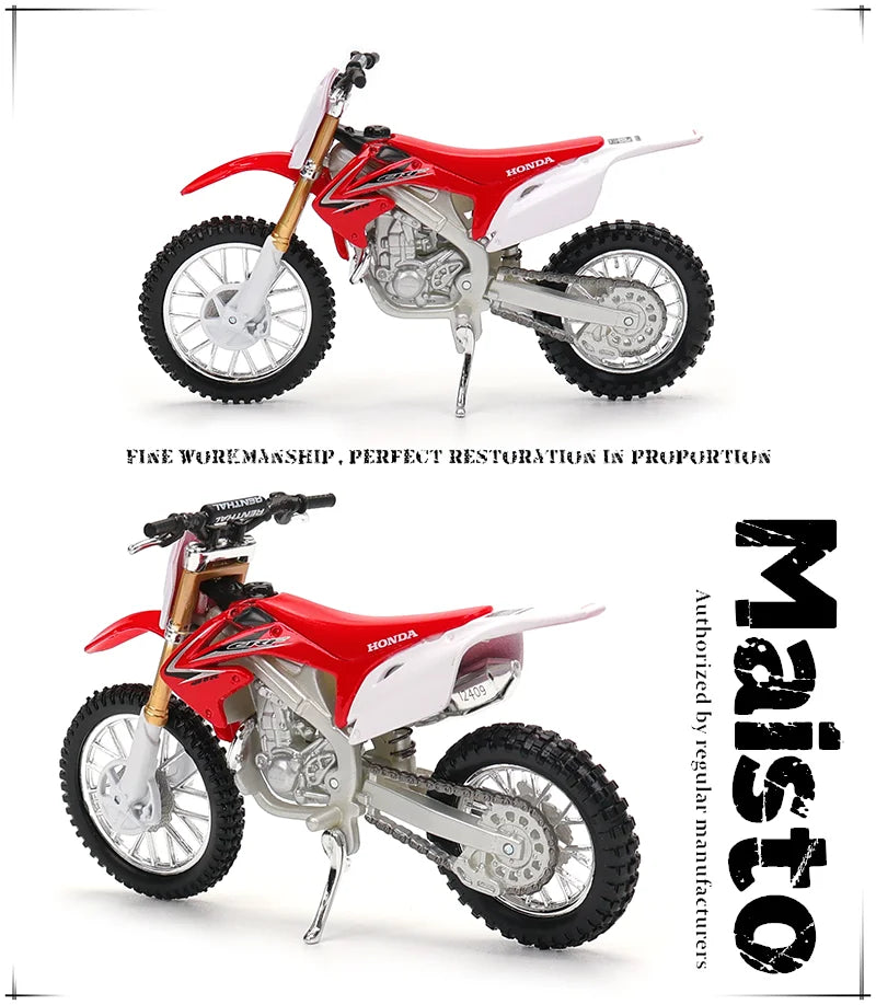 Maisto 1:18 Honda CRF450R Africa Twin DCT 600F Static Die Cast Vehicles Collectible Hobbies Motorcycle Model Toys
