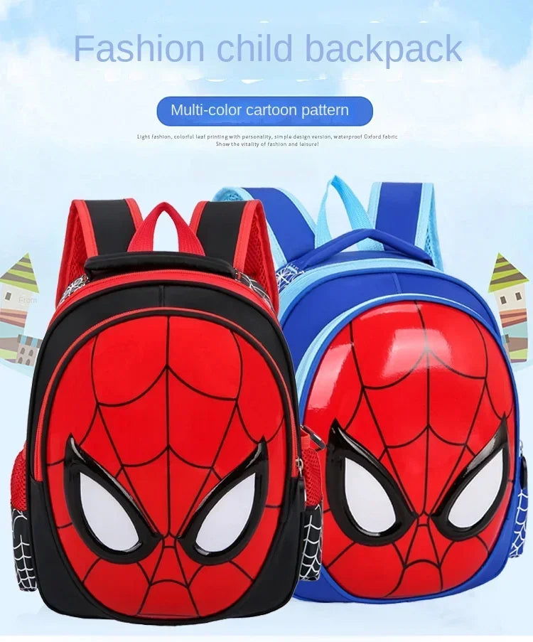 Disney Cartoon Children  Animal Design Backpack Figure Boys 3D Pattern Bag Kindergarten Schoolbag Gift