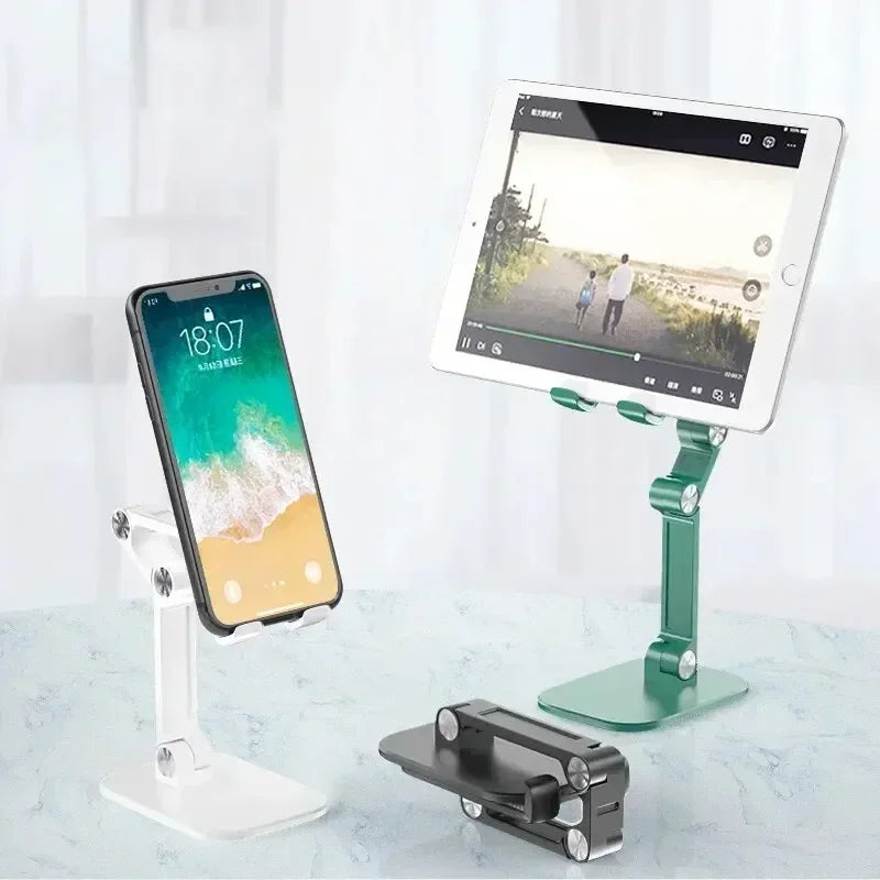 Adjustable Desktop Mobile Phone Holder Stand Foldable Desktop Tablet Bracket For iPhone iPad Samsung Galaxy Tab Xiaomi Pad Mount