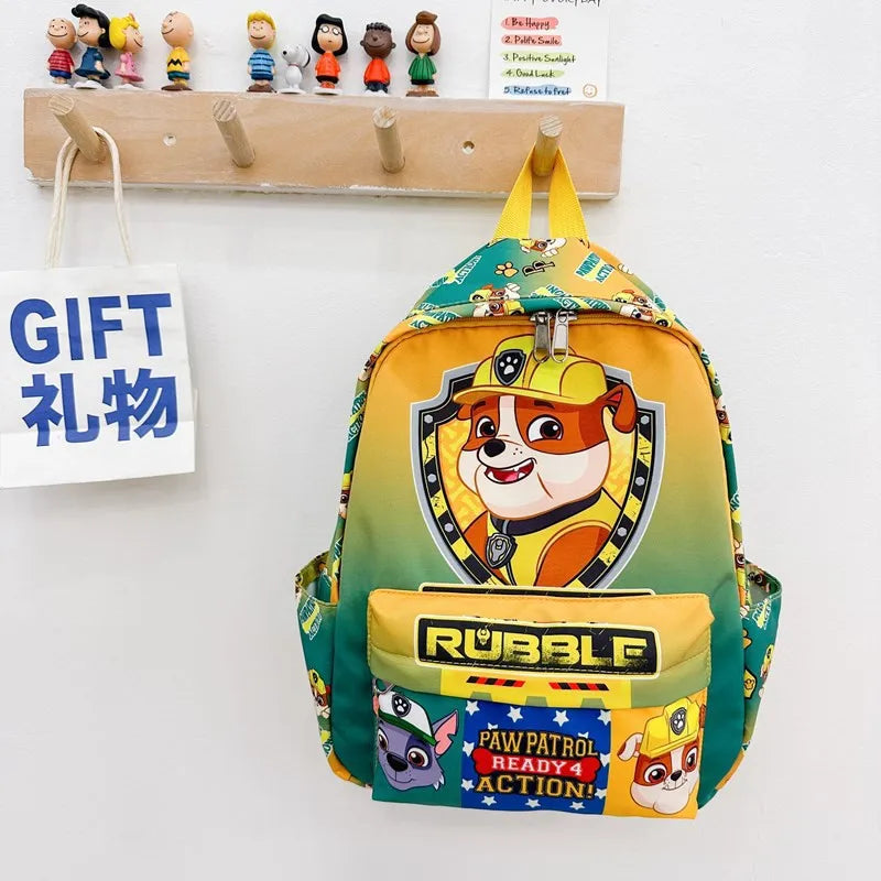 Original PAW Patrol Backpack Schoolbag Skye Chase Anime Figure Boys Girls Puppy Patrol Doll Cute Cartoon for Children Toys Gifts