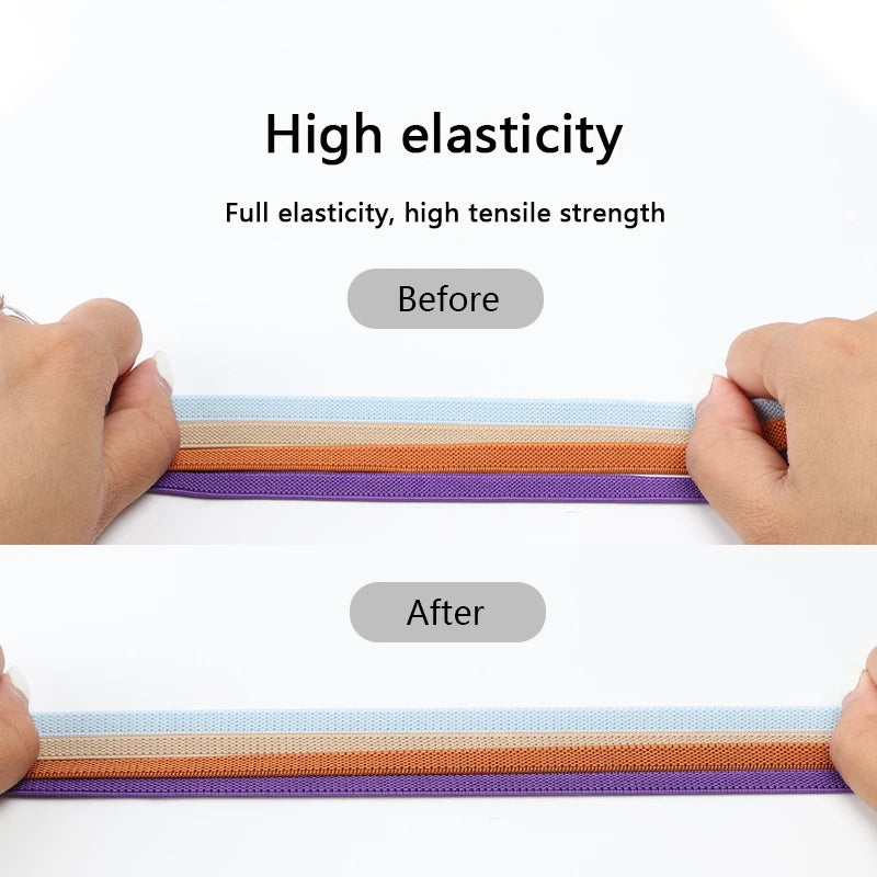 1Pair No Tie Shoe laces Press Lock Shoelaces without ties Elastic Laces Sneaker Kids Adult 8MM Widened Flat Shoelace for Shoes