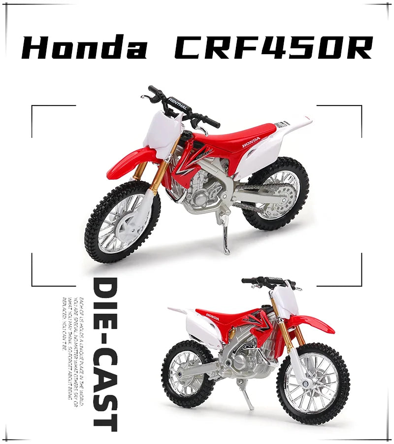 Maisto 1:18 Honda CRF450R Africa Twin DCT 600F Static Die Cast Vehicles Collectible Hobbies Motorcycle Model Toys