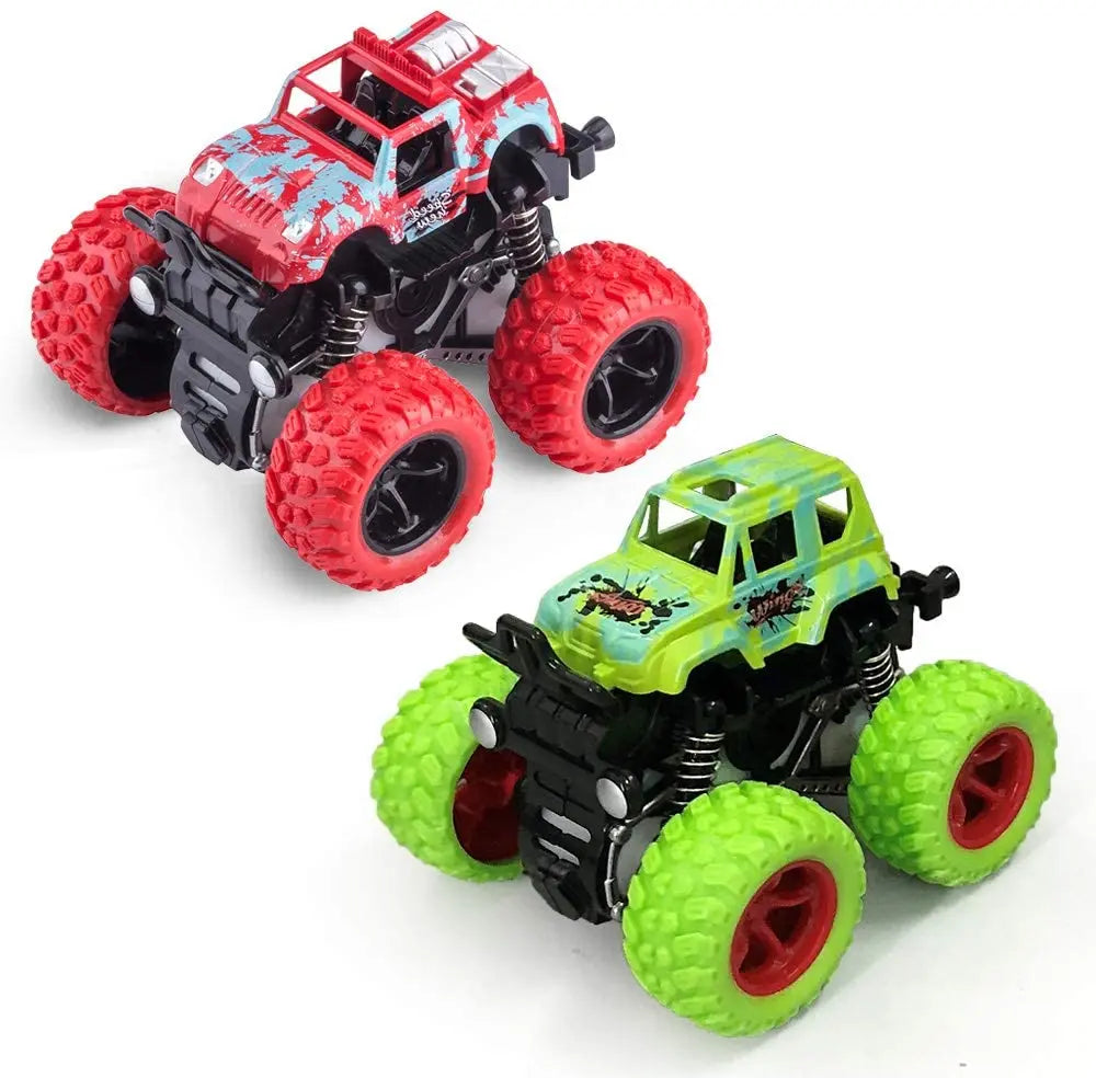 Hot Toys Car Monster Truck Four-wheel Drive Vehicle Stunt Dump Car Inertia Car Toy Dinosaur Pull Back Children Toy Boy Girl Gift