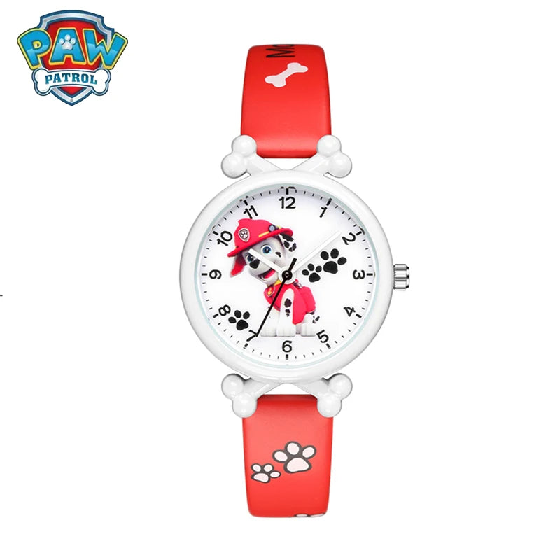Paw Patrol Watch Cartoon Anime Figure Character Watch Children's Digital Chase Skye Marshall Kids Waterproof Watch Birthday Gift