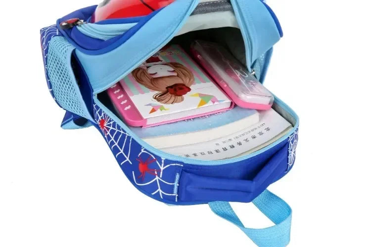 Disney Cartoon Children  Animal Design Backpack Figure Boys 3D Pattern Bag Kindergarten Schoolbag Gift
