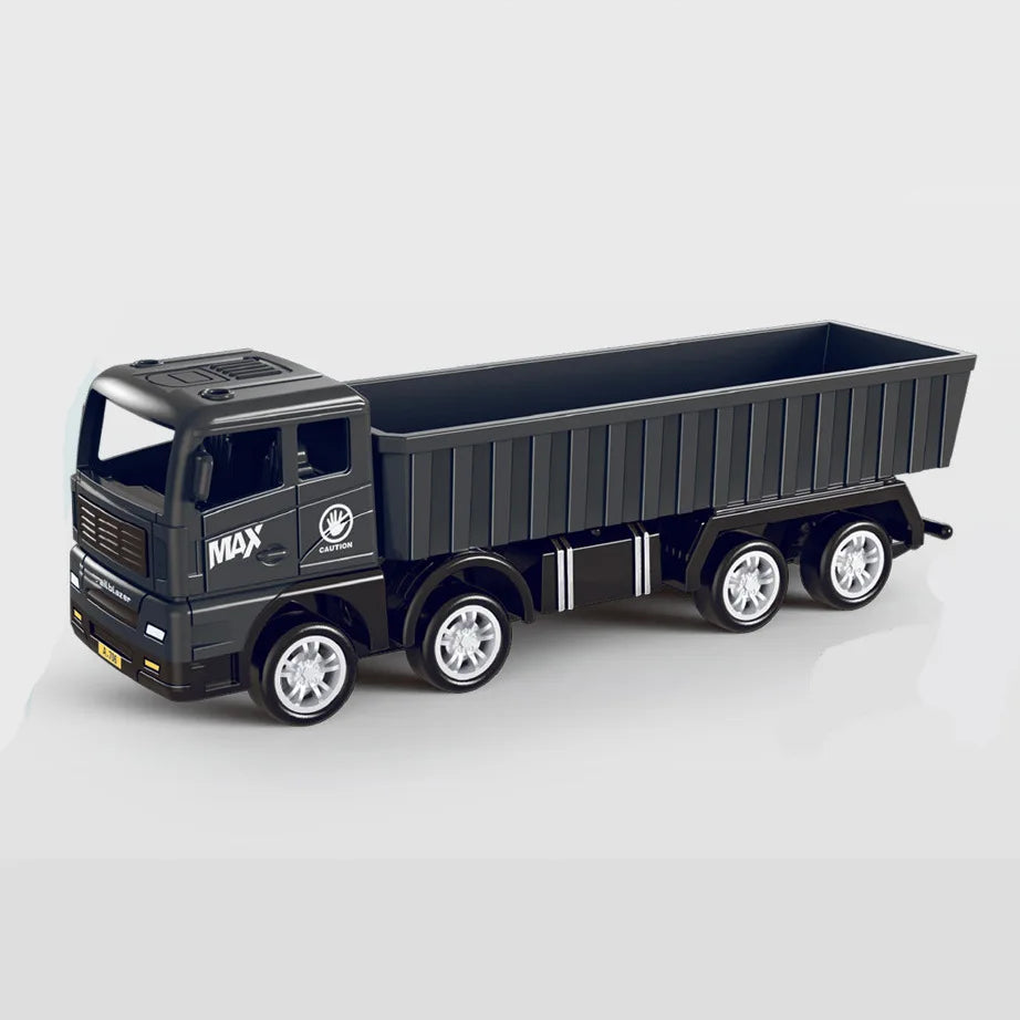 Simulation Transporter Container Truck Freight Vehicle Children Kids Pull Back Car Model Educational Toys for Boy Game Gift