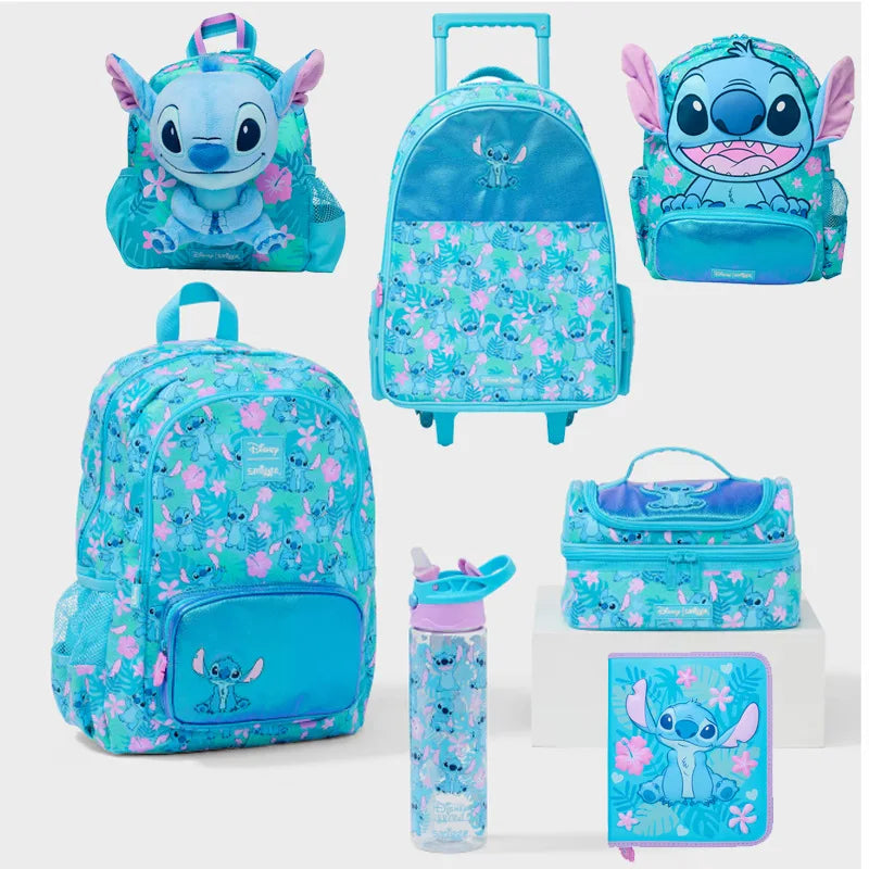 New Australia Smiggle School bags Disney Stitch Backpack Lunch Bag Water Bottle Student Gift Need To Purchase Individually